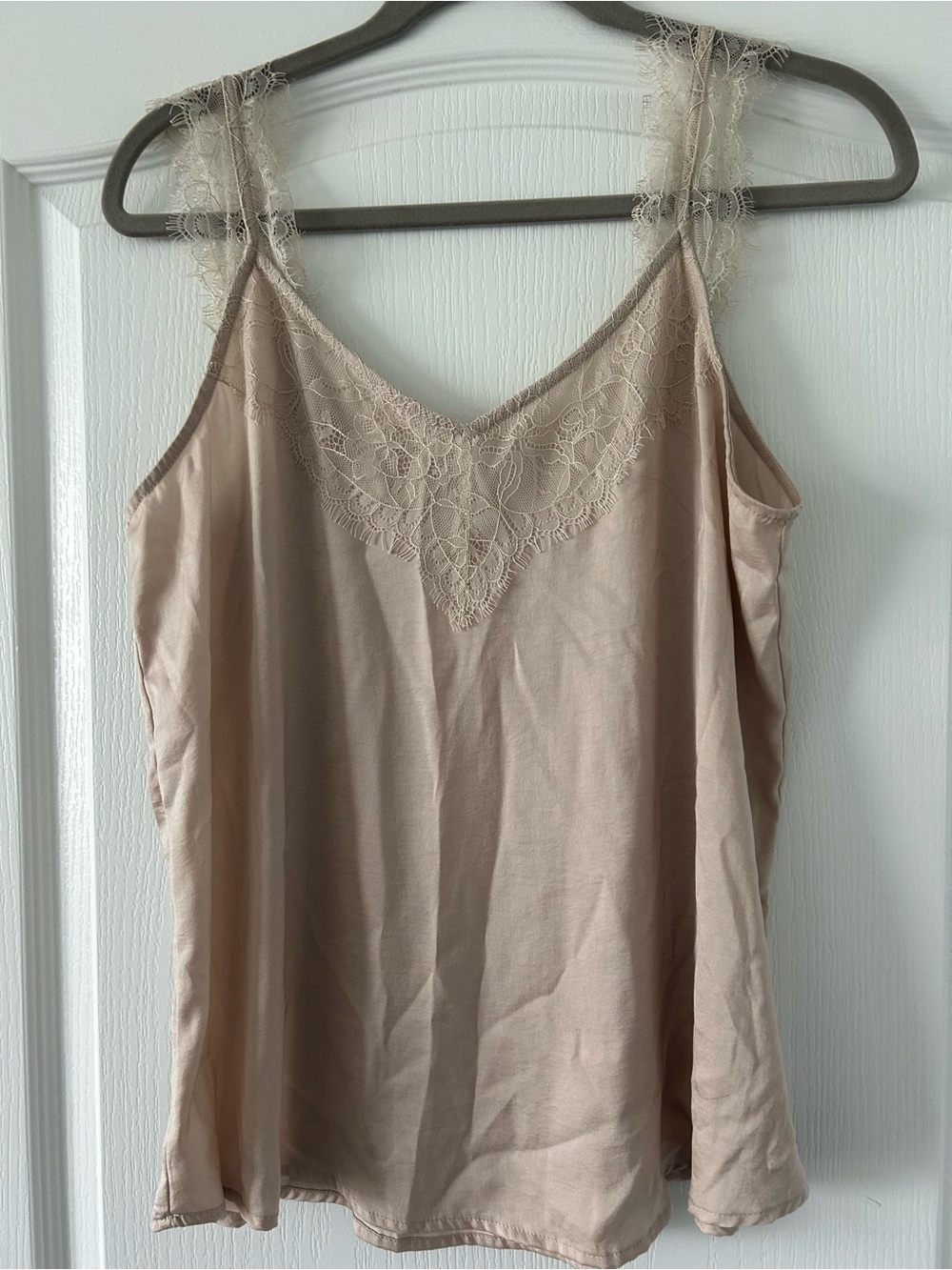 Maurices Soft Blush Satin Cami